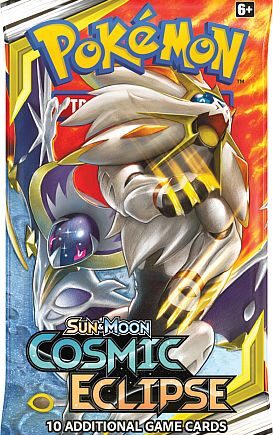 Pokemon Booster Pakke Sun   Moon: Cosmic Eclipse Booster Pack
