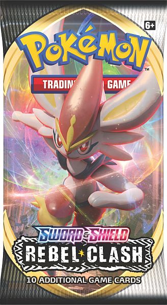 Pokemon Booster Pakke Swsh02 Sword Shield: Rebel Clash Booster Pack