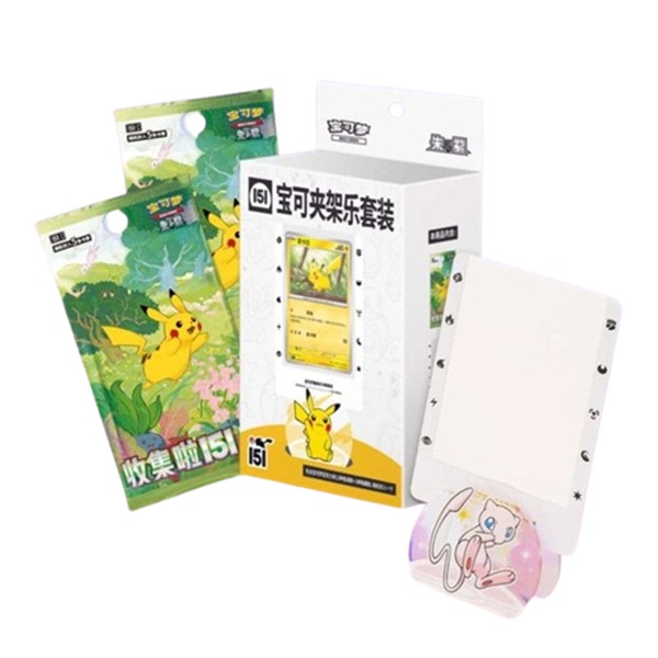 Pokemon Card Holder: Sword   Shield 151c: Collect 151 Journey  Kinesisk Chinese