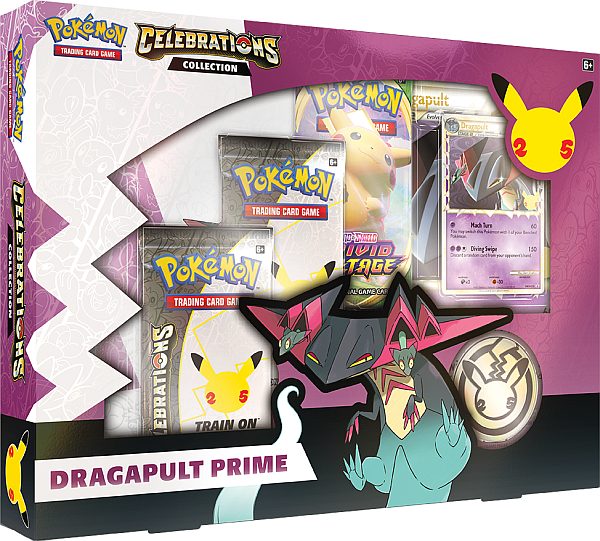 Pokemon Celebrations 25th Dragapult Prime Collection