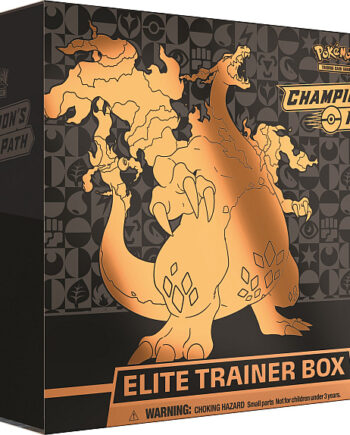 Pokemon Champion   Path Elite Trainer Box  Turneringsboks For Begyndere  10 Boosters  Promo Charizard   Og Mere