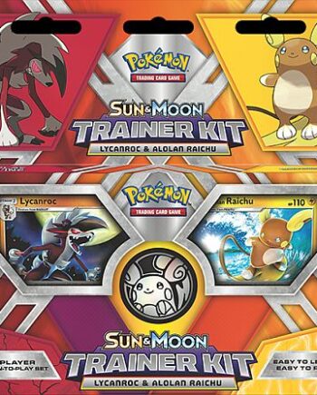 Pokemon Deck Sun   Moon Trainer Kit: Lycanroc   Alolan Raichu  -player Begyndervenligt Starters 195 166   Til   Spillere