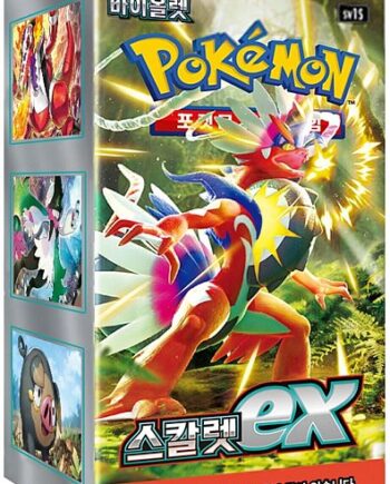 Pokemon Display  Booster Box  Scarlet   Violet Sv1s: Scarlet Ex  Koreansk  30 Boosters