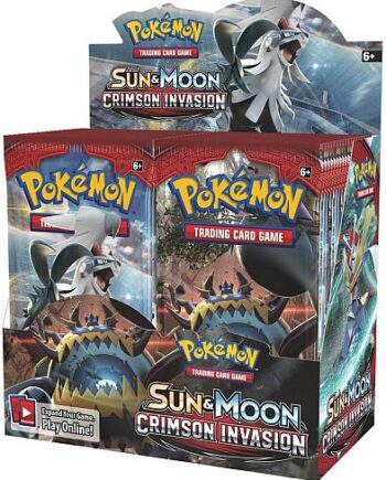 Pokemon Display  Booster Box  Sm04 Sun   Moon: Crimson Invasion 36 Boosters