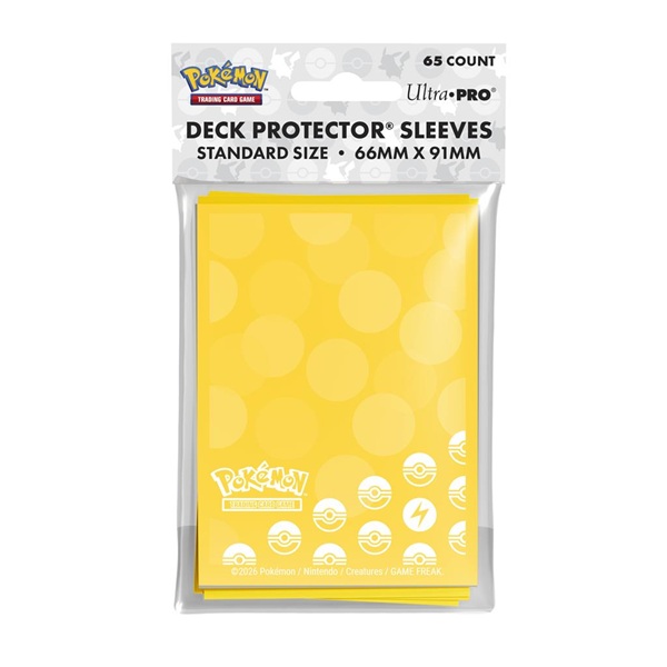 Pokemon Energy: Lightning Type Deck Protector 65 Lommer Ultra Pro Sleeves  16745