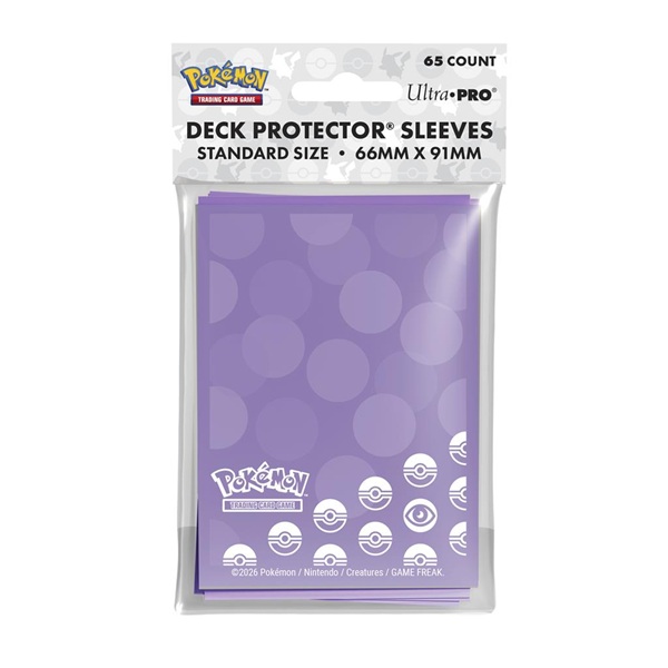 Pokemon Energy: Psychic Type Deck Protector 65 Lommer Ultra Pro Sleeves  16746