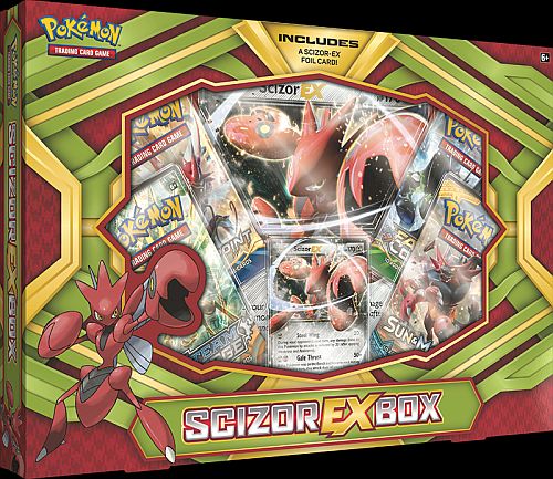 Pokemon Ex Box: Scizor-ex   Boosters  Promo   Oversize Kort