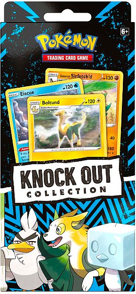 Pokemon Knock Out Collection: Boltund  Eiscue   Galarian Sirfetch