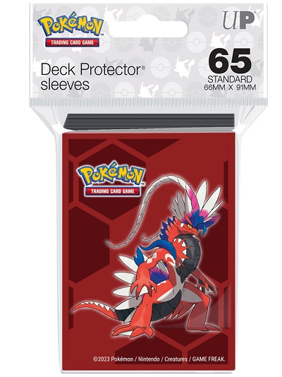 Pokemon Koraidon Deck Protector 65 Lommer Ultra Pro Sleeves  16186