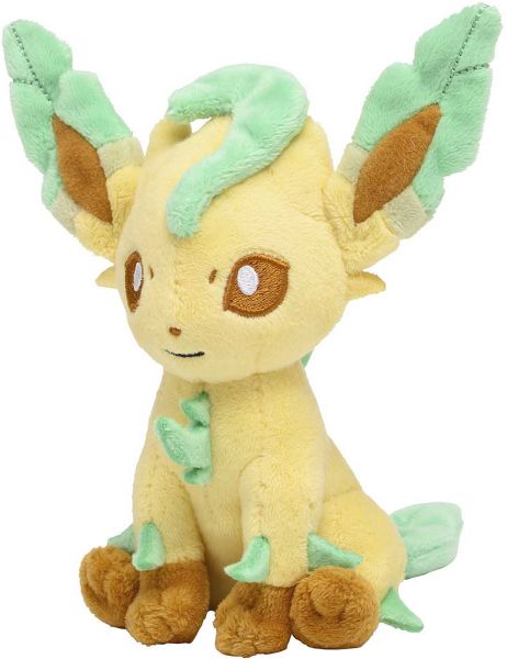 Pokemon Leafeon  Sitting Cuties  Pokemon Center Plush Bamse 12cm  Top Kvalitet