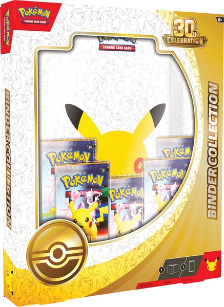 Pokemon Mega Evolution: 30th Celebration Binder Collection Boosters -pocket Mappe Holder 360 Kort