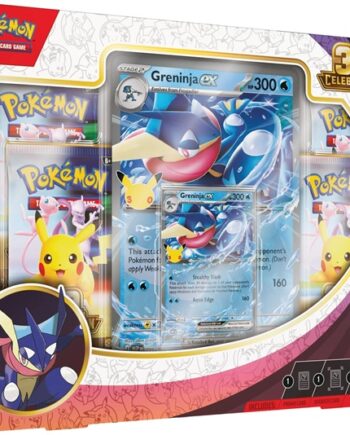 Pokemon Mega Evolution: 30th Celebration Ex Box: Greninja Ex Collection    Boosters