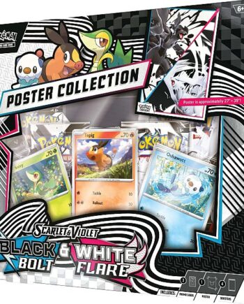 Pokemon Scarlet   Violet: Black Bolt   White Flare Unova Poster Collection Box    Boosters   Plakat