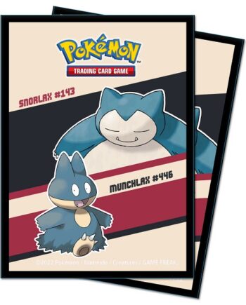 Pokemon Snorlax   Munchlax Deck Protector 65 Lommer Ultra Pro Sleeves  15952