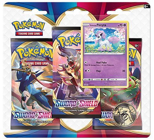 Pokemon Sword   Shield Base  -pack Blister Galarian Ponyta