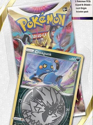 Pokemon Swsh Lost Origin Checklane Blister: Croagunk