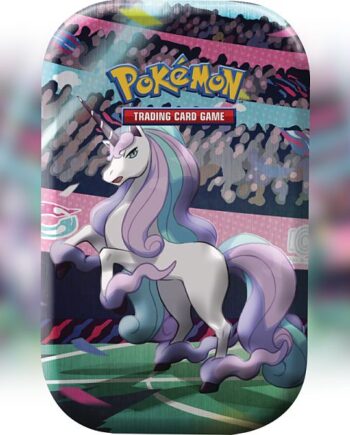 Pokemon Tin Kasse 2020 Fall Mini Tin: Galarian Rapidash    Boosters  Billedkort     195 184 Nt