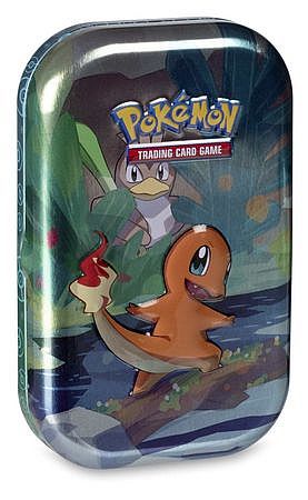 Pokemon Tin Kasse  Kanto Friends Mini Tin: Charmander    Boosters  Billedkort     195 184 Nt