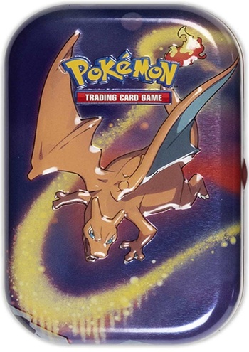 Pokemon Tin Kasse Kanto Power Mini Tin: Charizard    Boosters  Billedkort     195 184 Nt