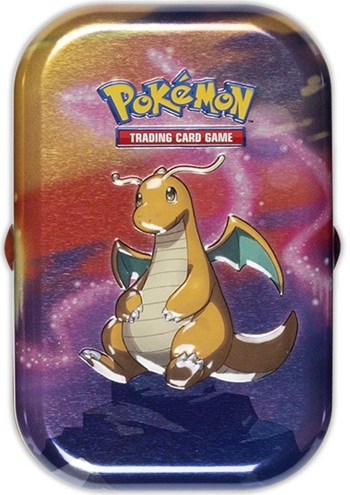 Pokemon Tin Kasse  Kanto Power Mini Tin: Dragonite    Boosters  Billedkort     195 184 Nt