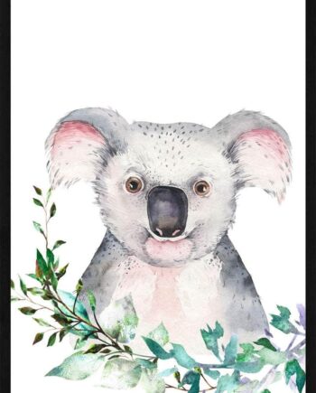 Portræt Af En Koala Børneplakat