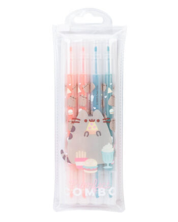 Pusheen Foodie Collection: Highlighter Set  Pink  Blue  Green    Orange