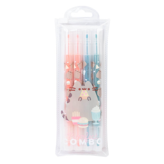 Pusheen Foodie Collection: Highlighter Set  Pink  Blue  Green    Orange