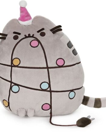 Pusheen The Cat Christmas Lights  Lights Up  Bamse Plush 25cm