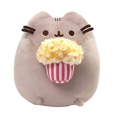 Pusheen The Cat Snackable Popcorn  Bamse Plush 24cm