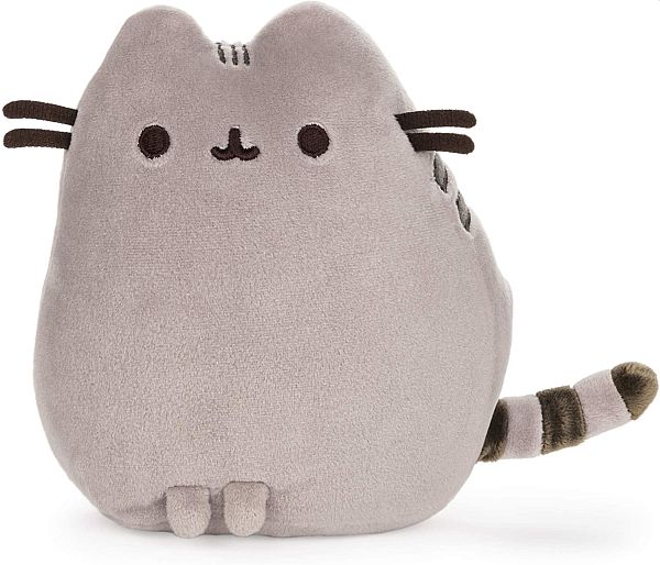 Pusheen The Cat Squisheen  Sitting  Grey Bamse Plush 15cm