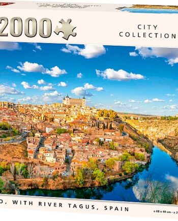 Puzzle City Collection: Toledeo  With River Tagus  Spain  2000 Pieces
