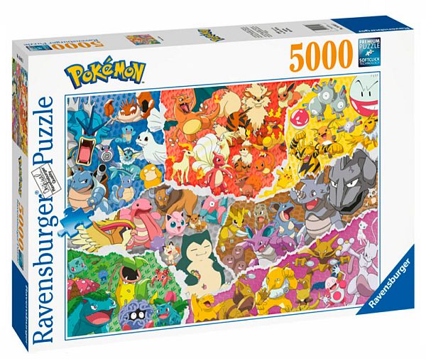 Ravensburger Puzzle  Puslespil  Pokemon Allstars  5000 Pieces