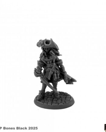 Reaper Bones Black: Angelica Fairweather  Pirate Plastic Miniature