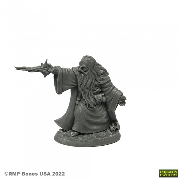 Reaper Bones Usa Dungeon Dwellers: Erebus Nalas Evil Sorcerer Plastic Miniature