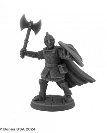 Reaper Bones Usa Dungeon Dwellers: Sir Rudolf  Heroic Fighter Plastic Miniature