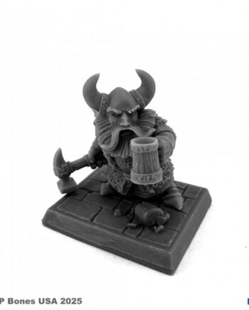 Reaper Bones Usa Reaper Legends: Dwarven Hero Plastic Miniature