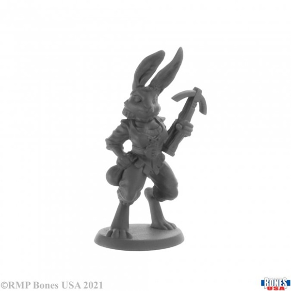 Reaper Bones Usa Reaper Legends: Enrieth Female Harefolk Rogue Plastic Miniature
