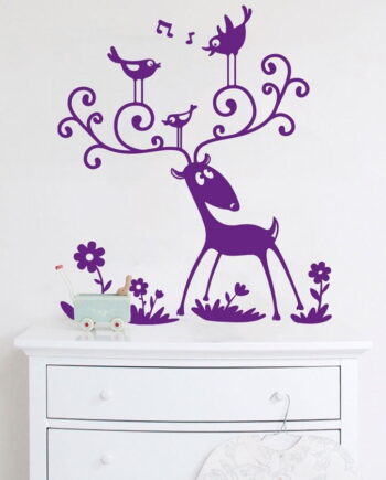 Rensdyr Wallsticker