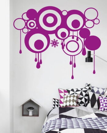 Retro Cirkler Wallsticker