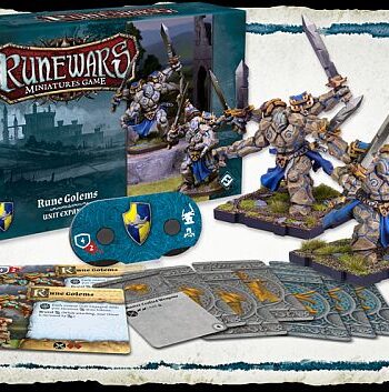 Runewars: The Miniatures Game  Daqan Unit Expansion: Rune Golems Fantasy Flight Games