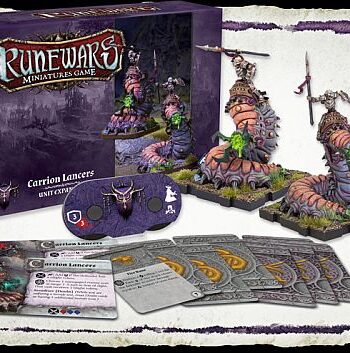 Runewars: The Miniatures Game  Waiqar Unit Expansion: Carrion Lancers Fantasy Flight Games