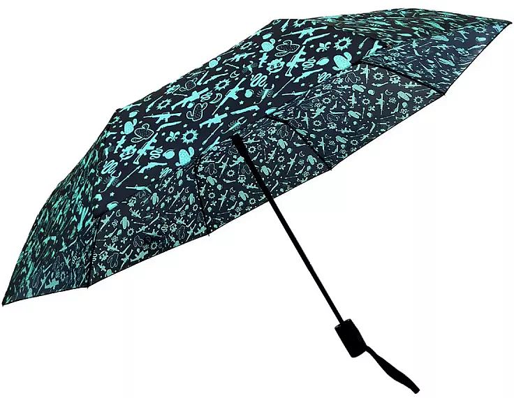 Saints Row Umbrella Paraply : Pattern Black