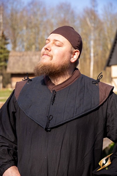 Scout Shoulder Gambeson Epic Black Epic Armoury 2x-large 3x-large Live Rollespil