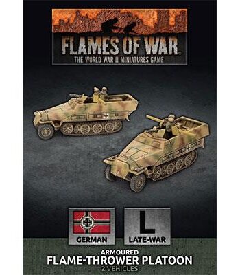 Sd Kfz 251 Flamethrower Platoon  X2 Plastic