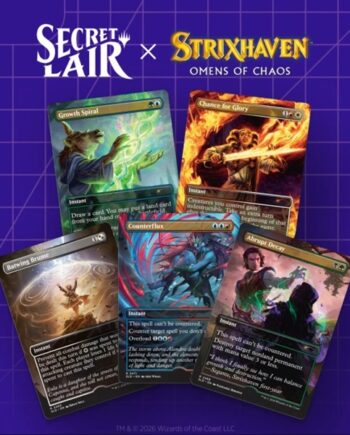 Secret Lair Drop Series  2026 : Back To School Superdrop: Omens Of Chaos  Regular