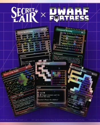 Secret Lair Drop Series  2026 : Back To School Superdrop: Secret Lair   Dwarf Fortress: Create New World  Foil