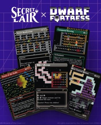 Secret Lair Drop Series  2026 : Back To School Superdrop: Secret Lair   Dwarf Fortress: Create New World  Regular