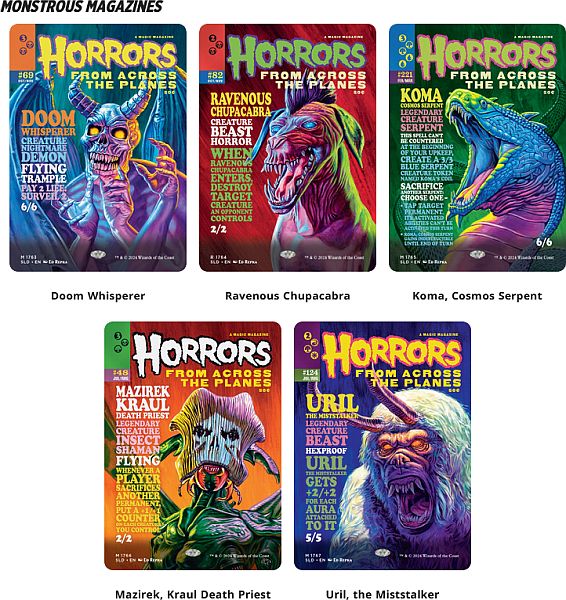 Secret Lair Drop Series 2024 : Camp Totally Safe Superdrop: Monstrous Magazines Regular
