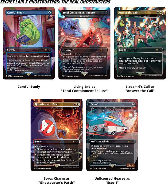 Secret Lair Drop Series 2024 : Camp Totally Safe Superdrop: Secret Lair Ghostbusters: The Real Ghostbusters Foil