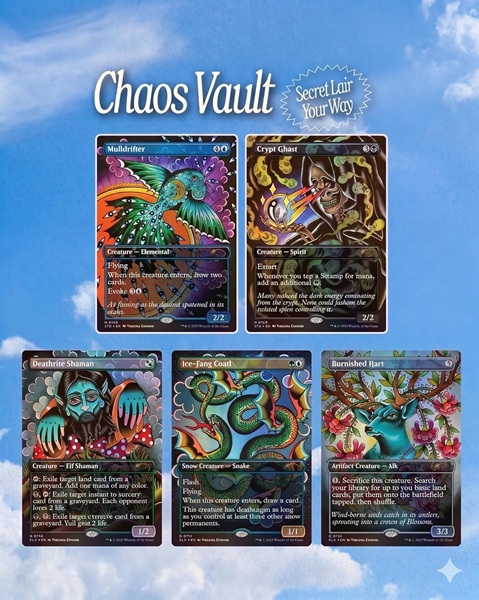 Secret Lair Drop Series  2026 : Chaos Vault Superdrop: Inked  Rainbow Foil